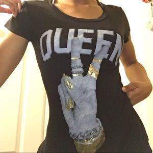 Queen Black & Gold Shirt